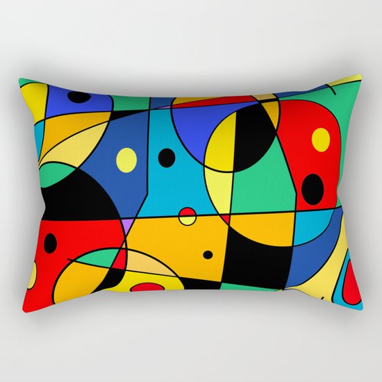 Abstract #58 Rectangular Pillow