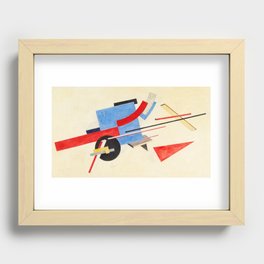 Proposal for a PROUN Street Celebration, 1923 by El Lissitzky Recessed Framed Print