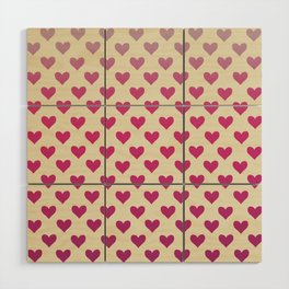 Retro Minimal Heart | Valentine’s Day Wood Wall Art