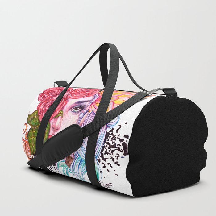 Rose Lady Abstract Duffle Bag