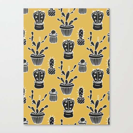 CACTUS PATTERN 3 Canvas Print