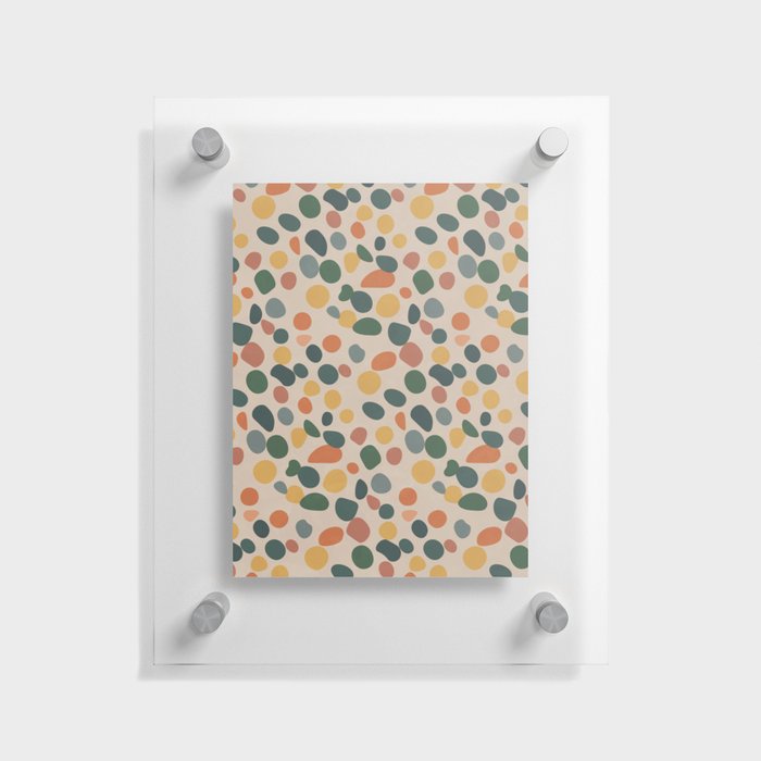 Terrazzo Pebbles 2 Floating Acrylic Print