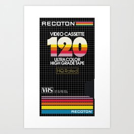 RECOTON VHS Art Print