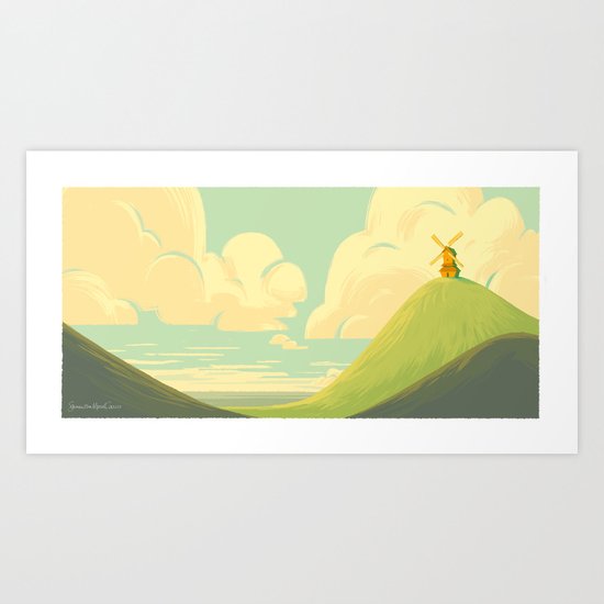 The Windmill Art Print
