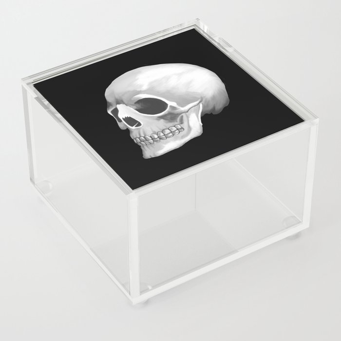 Ominous Skull Acrylic Box