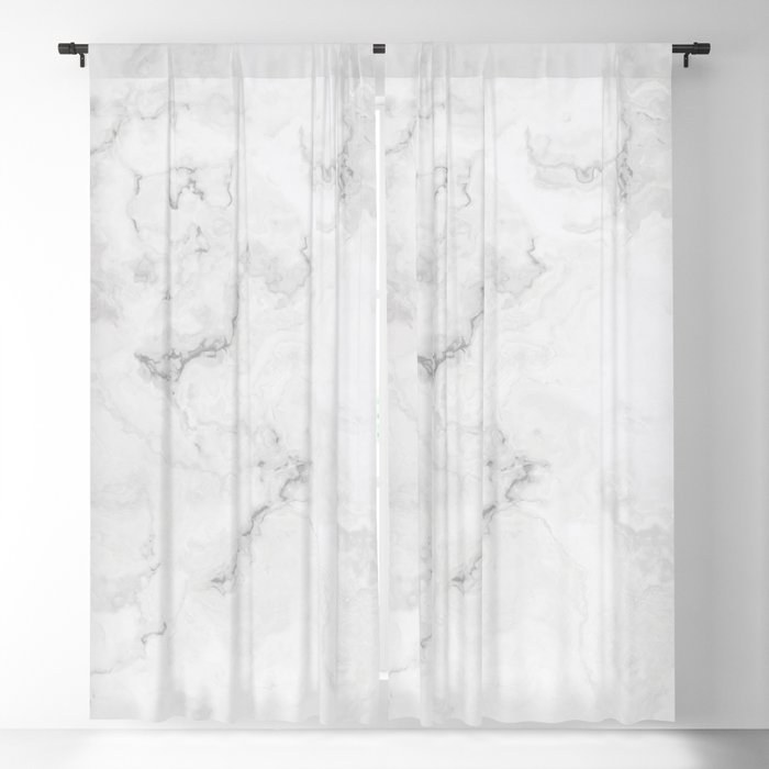 Monochromatic marble layout on solid sheet of wallpaper. Concept of home decor and interior designing Blackout Curtain