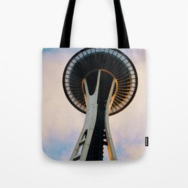 space needle // from below Tote Bag