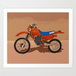 Michael's Dirt Bike Art Print