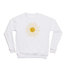 Smiley Sunshine Crewneck Sweatshirt | Weather, Children, Chalk Charcoal, Sky, Vintage, Smileyface, Sunny, Youaremysunshine, Nursery, Playful 