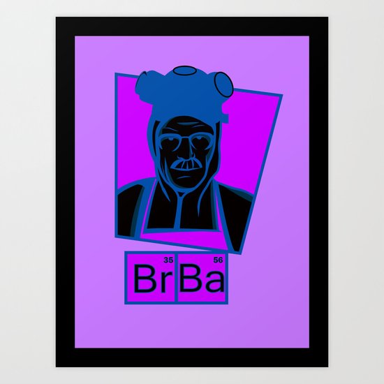 The Cook of Breaking Bad Art Print