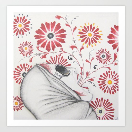 Floral Vision Art Print