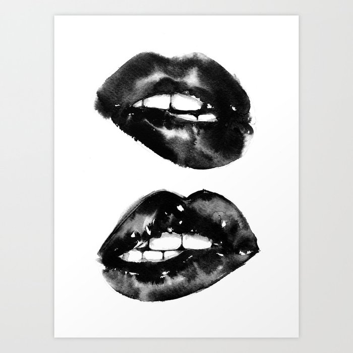 Black Lips Kunstdrucke