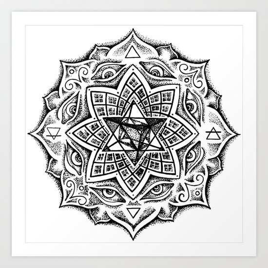 Mandala Art Print