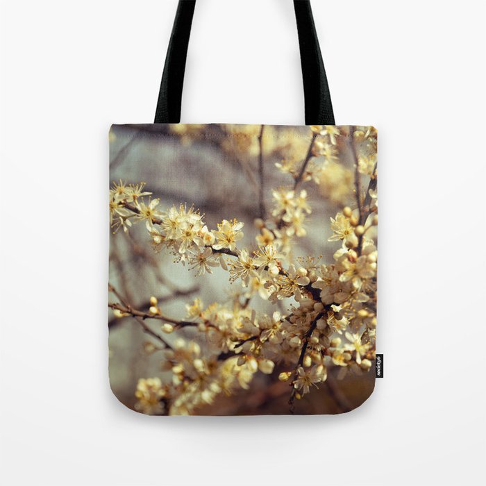 Sunny Cherry Blossom  Tote Bag