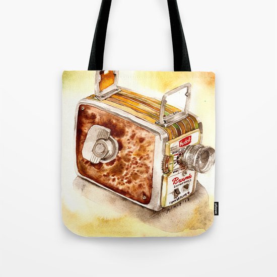 Vintage gadget series: Kodak Brownie 8mm Movie Camera (1956) Tote Bag