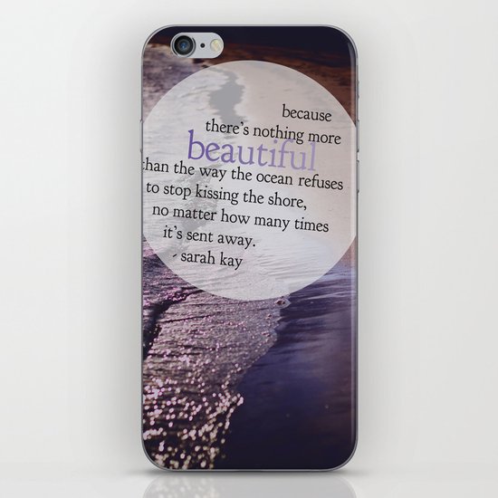the ocean. iPhone & iPod Skin