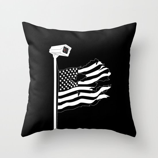 And the star-spangled banner in triumph shall wave Throw Pillow