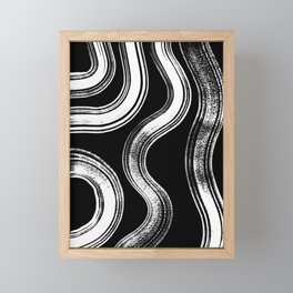 Modern Black + White Framed Mini Art Print