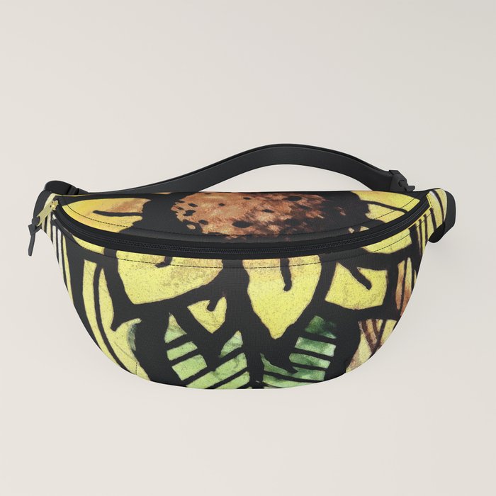 Sunflower Fanny Pack by BubbSnugg Society6