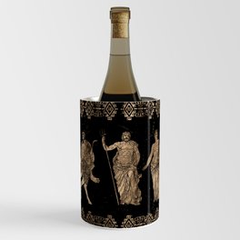 Greek Deities and Meander key ornament Wine Chiller