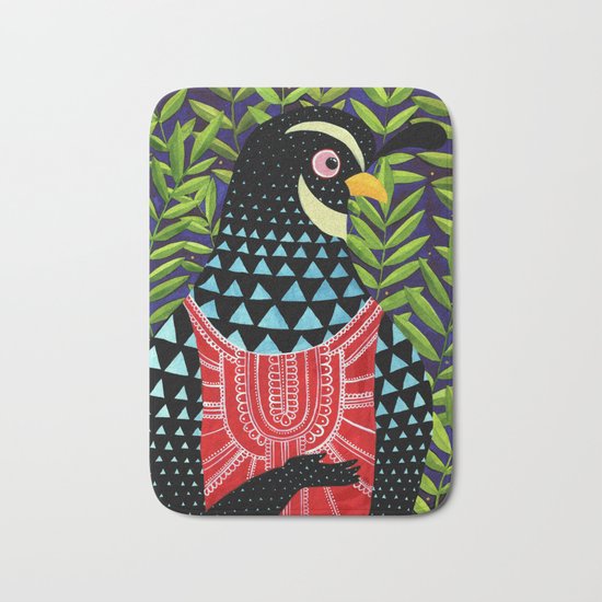 The quail prince has arrived Bath Mat