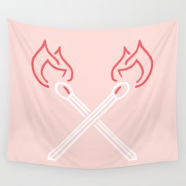 Fight Fire with Fire Wall Tapestry