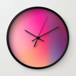 Elated abstract art Wall Clock