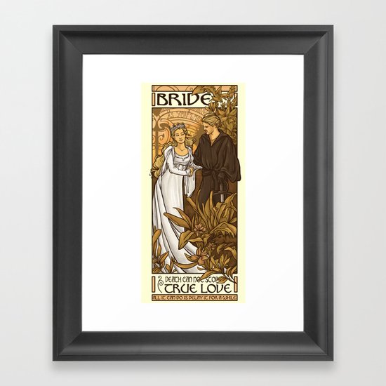 Bride Framed Art Print