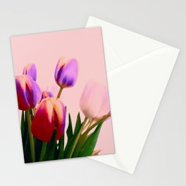 Tulips, Tulipani,Tulipes. Stationery Card