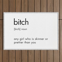 Bitch Definition Outdoor Rug