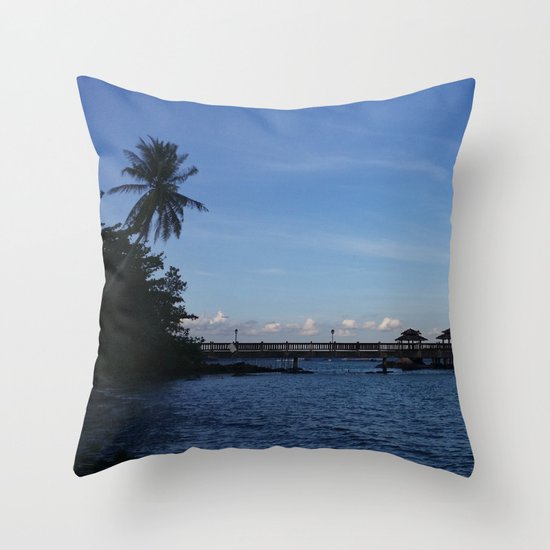 IT'S BLUE OUT THERE Throw Pillow