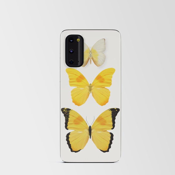Yellow Butterflies - Nature Photography Android Card Case