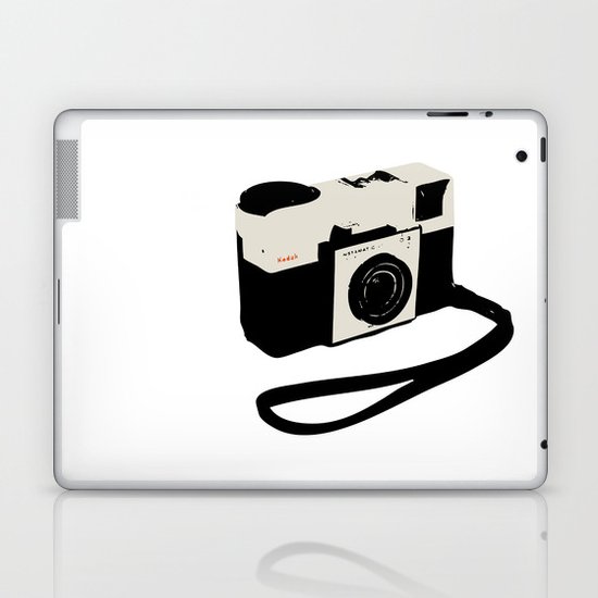 ivory kodak instamatic camera Laptop & iPad Skin