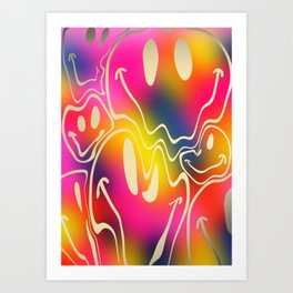 Droopy Face Art Print