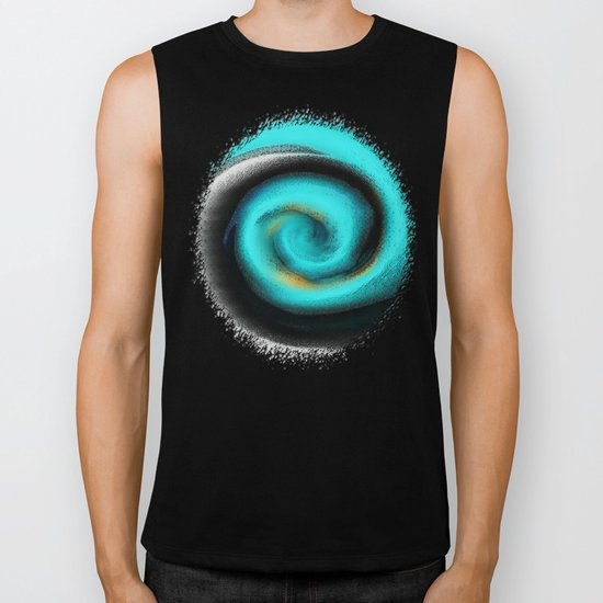 Pacific Glass Abstract Biker Tank