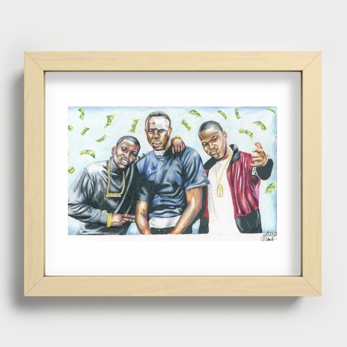 Paid In Full Recessed Framed Print