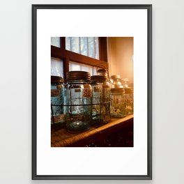Antique Jars Framed Art Print