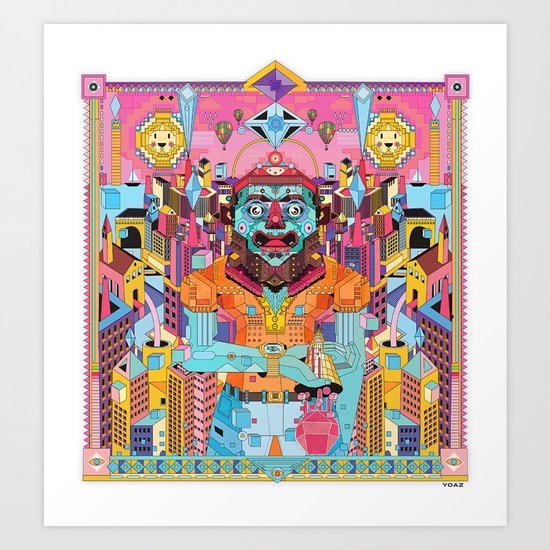 ice cream Art Print
