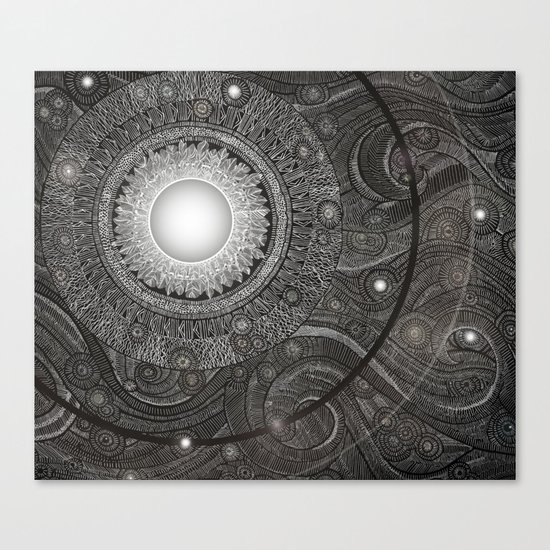 Luna Kiss Canvas Print