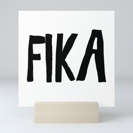 Fika Sweden Swedish Coffee Break Mini Art Print