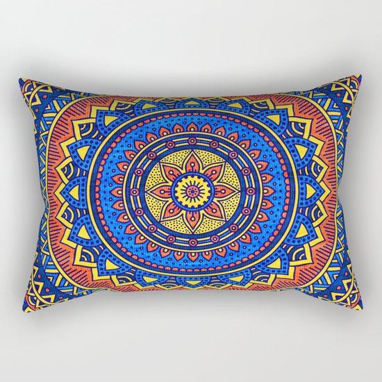 Hippie mandala 57 Rectangular Pillow