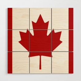 Canadian Flag Wood Wall Art