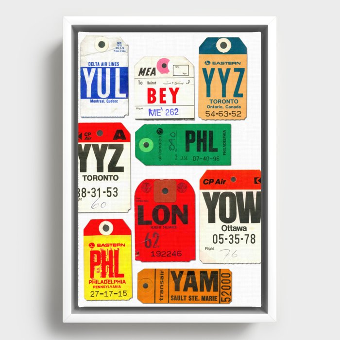 Vintage luggage label online