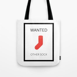 Wanted: other sock Tote Bag