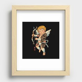 Samurai Cupid Recessed Framed Print