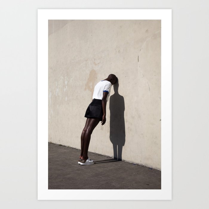 Leaning Art Print