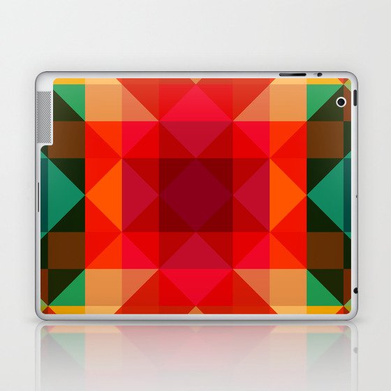 Abstract Bright Flower Pandi Laptop & iPad Skin