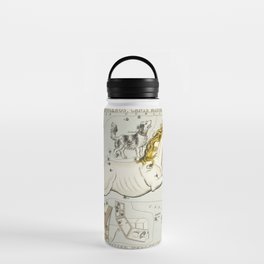 Vintage Astronomy Chart Monoceros, Canis Minor and the Atelier   Water Bottle