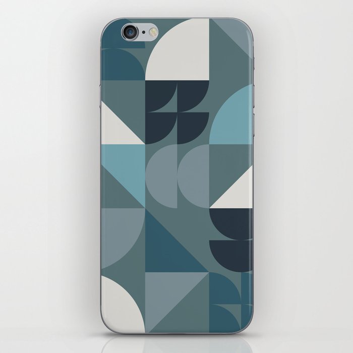 Geometrical modern classic shapes composition 20 iPhone Skin