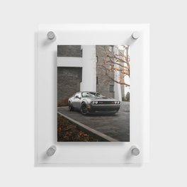 Hellcat Demon Challenger RT Hemi American Classic Muscle car automobile transportation color photograph / photograph poster posters Floating Acrylic Print